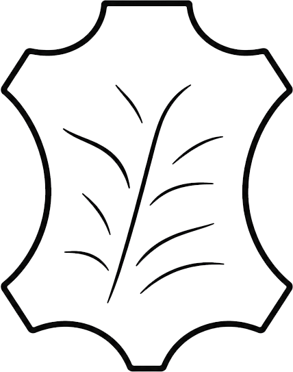 Full-grain leather icon