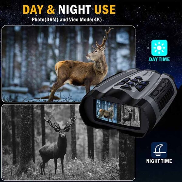 Night Vision Goggles,4K Night Vision Binoculars for Adult with 3.5" HD Screen,32GB TF Card - Image 5