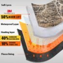 Heated Hunting Gloves with Light-Off Fingerless Design with Battery