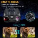 Night Vision Goggles,4K Night Vision Binoculars for Adult with 3.5" HD Screen,32GB TF Card