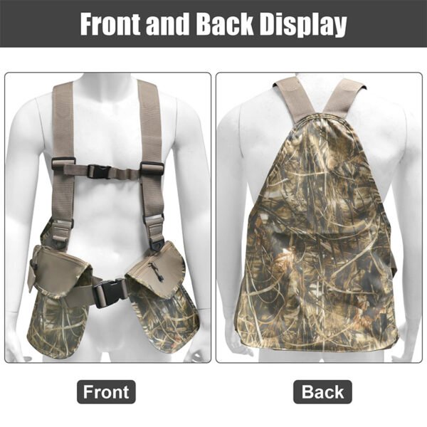 Upland Hunting Tactical Vest with Game Pouch and Pockets - Image 5