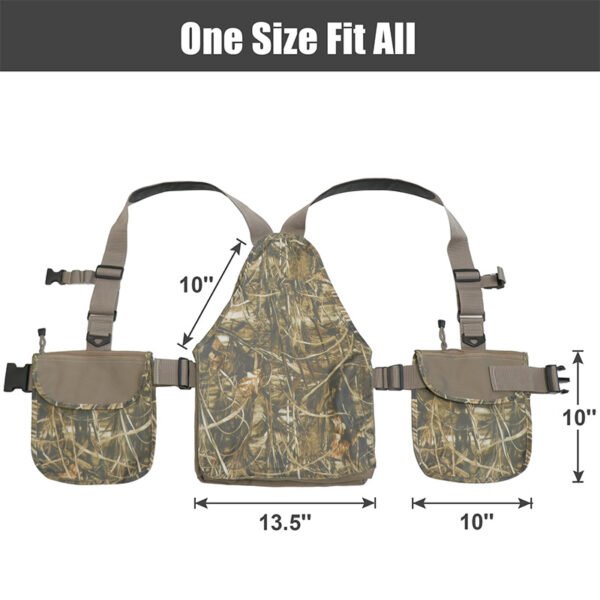 Upland Hunting Tactical Vest with Game Pouch and Pockets - Image 2