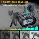 Night Vision Goggles,4K Night Vision Binoculars for Adult with 3.5" HD Screen,32GB TF Card