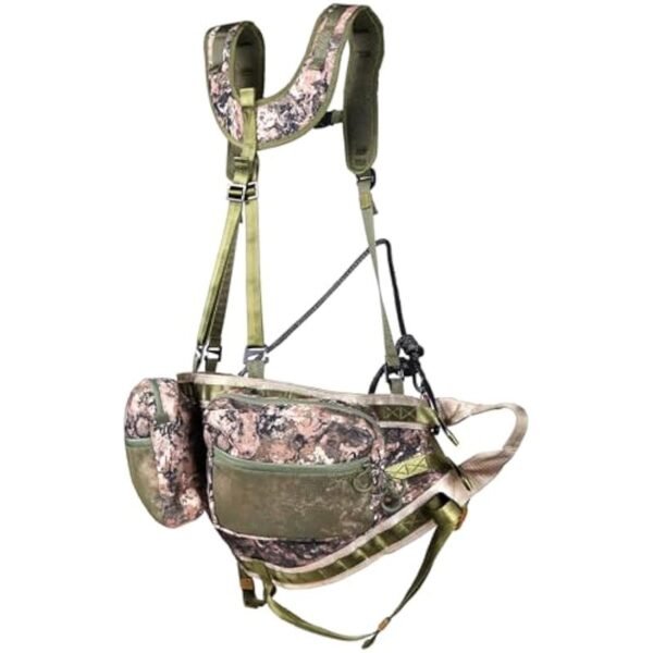 Hunting Saddle System Kit, Includes Bridge, Expandable Saddle, 2 x Tree Saddle Dump Pouch and Saddle Harness