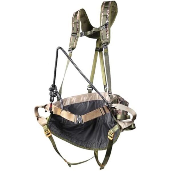 Hunting Saddle System Kit, Includes Bridge, Expandable Saddle, 2 x Tree Saddle Dump Pouch and Saddle Harness - Image 2
