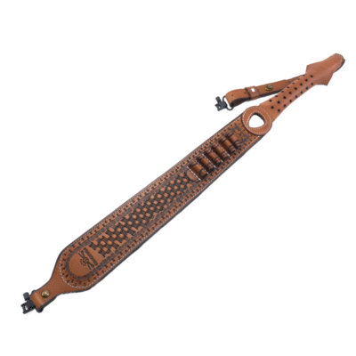 Hands Free Rifle Sling with Shell Loops – Adjustable Gun Shoulder Strap for Hunting